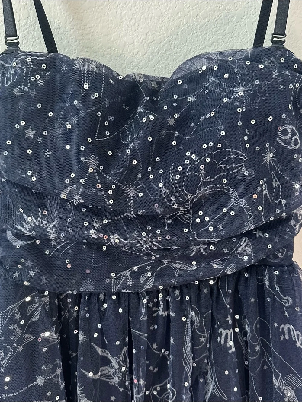 Staud Bettina Gown Zodiac Constellation Tulle SZ US 10 - Picture 3 of 9